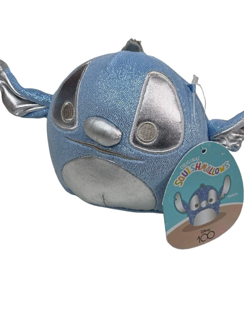 Squishmallow Disney 100 Anniversary Sparkly Stitch 5" Kellytoy Plush NWT